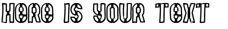 Your preview of Mute Fruit White Krash font