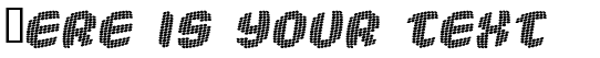 Your preview of Robotica font
