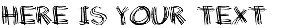 Your preview of Scratch my back font