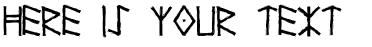 Your preview of Yggdrasil font