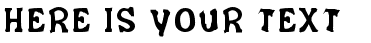 Your preview of Salem Ergotism font
