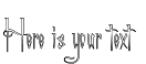 Your preview of a Charming font outline font