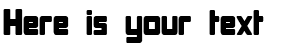 Your preview of Bonk font