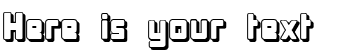 Your preview of Bonk Offset font