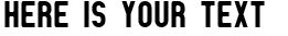 Your preview of GM Exp font