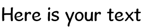 Your preview of Gosmick Sans font