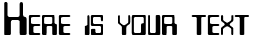 Your preview of Checkbook font