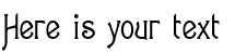 Your preview of Lansbury font