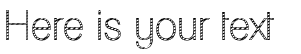 Your preview of Lane Cane font