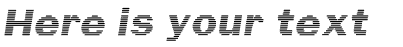 Your preview of Linear Beam font