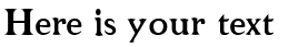 Your preview of Niew CroMagnon font