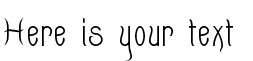 Your preview of Quixotte font