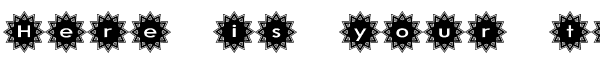 Your preview of Stargit font