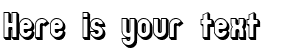 Your preview of Zillah Shadowed font