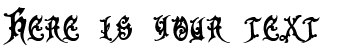 Your preview of Apollyon font