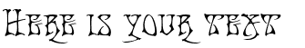 Your preview of Bad Acid font