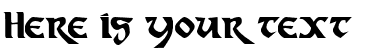 Your preview of Dahaut font