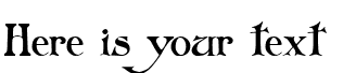Your preview of Folkard font