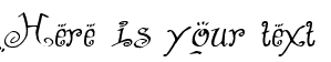 Your preview of Helzapoppin font