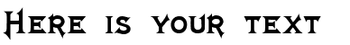 Your preview of Mephisto font