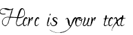 Your preview of Pavane font