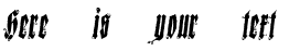 Your preview of Sepultura font