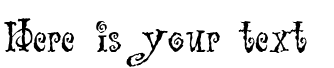 Your preview of Tuscarora font