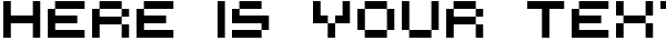 Your preview of Me Too Pixzi font