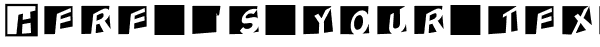 Your preview of ABCLogosXYZCrazy font