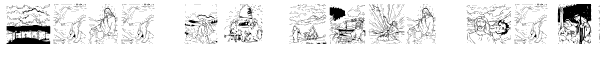 Your preview of Biblish Pictures font