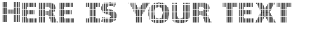 Your preview of Black White Grids B font