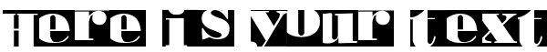 Your preview of Bodoblack Squares font