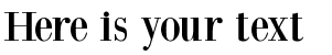 Your preview of Bodoni XT font