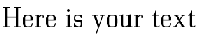 Your preview of Bodonitown font