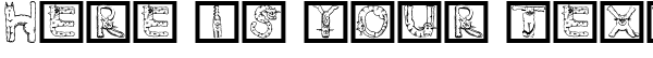 Your preview of Cats Alphabet font