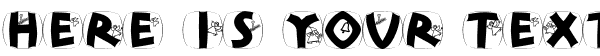 Your preview of ClassiCaps Xmas font