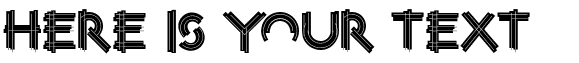 Your preview of Construxia Black Inline font