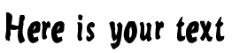 Your preview of Current Black font
