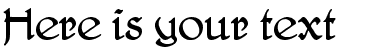 Your preview of Delitsch Antiqua font