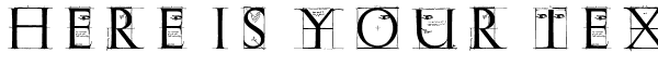 Your preview of Erik GCaps Sketches font