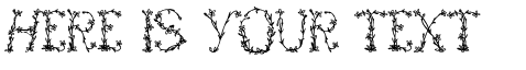 Your preview of Floral font