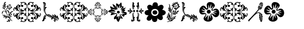 Your preview of Floralia font