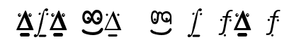 Your preview of FranKlein Faces font