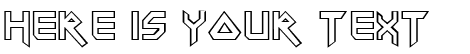 Your preview of Iron Maiden font