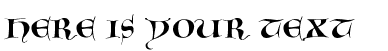 Your preview of Gotische Majuskel font