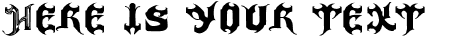 Your preview of Haunted font