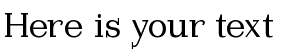 Your preview of Imperium Serif font