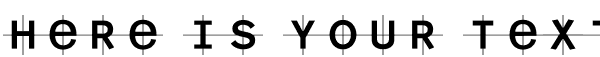 Your preview of KL1MonoCase font