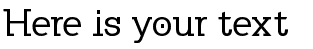 Your preview of Klein Slabserif font