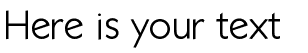 Your preview of Klill font